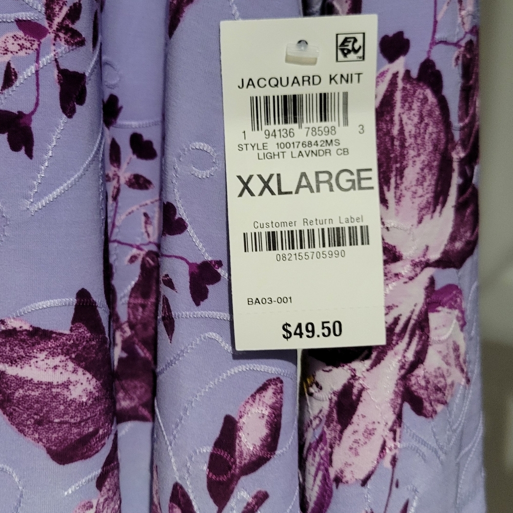 Floral Purple and Yellow Blouse - Picture 4 of 8